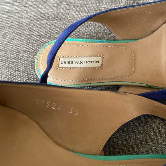 DRIES VAN NOTEN SLING BACK FLATS - Picture 7 of 8